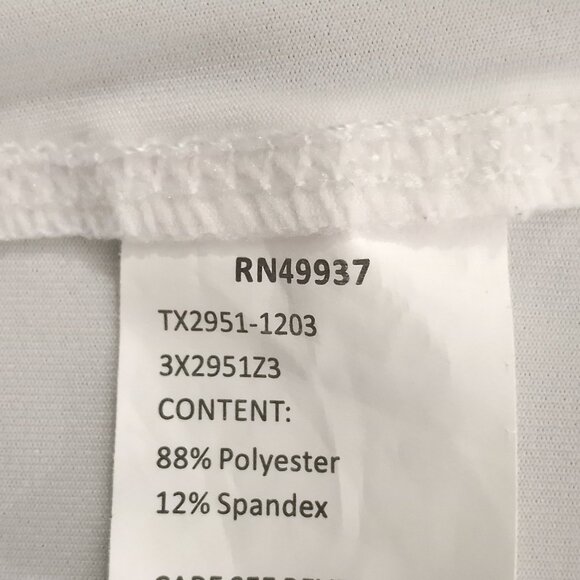 TAIL Sarita White Racerback Tennis Tank Womens L - Picture 6 of 6